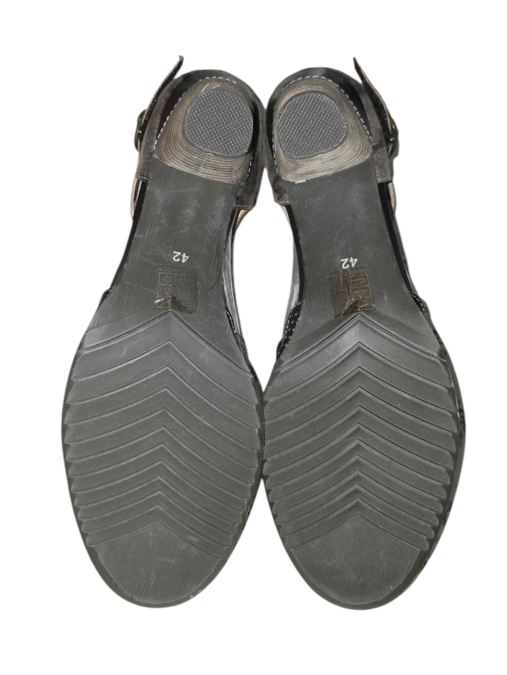 NEW! L'Artiste by Spring Step Leather Heeled Mary Janes - Parchelle - Picture 6 of 11